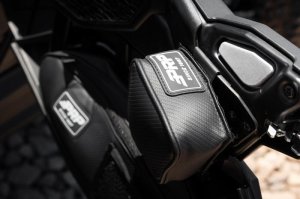 Polaris RZR S900 Knee Pads - Driver and Passenger Side - PRP Seats - With Door Speakers - Black - `14-`23